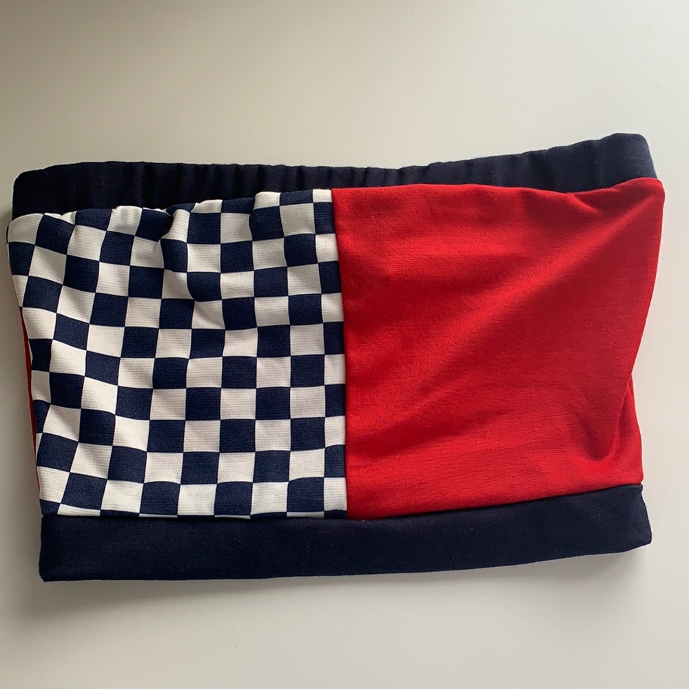 Race car cropped top